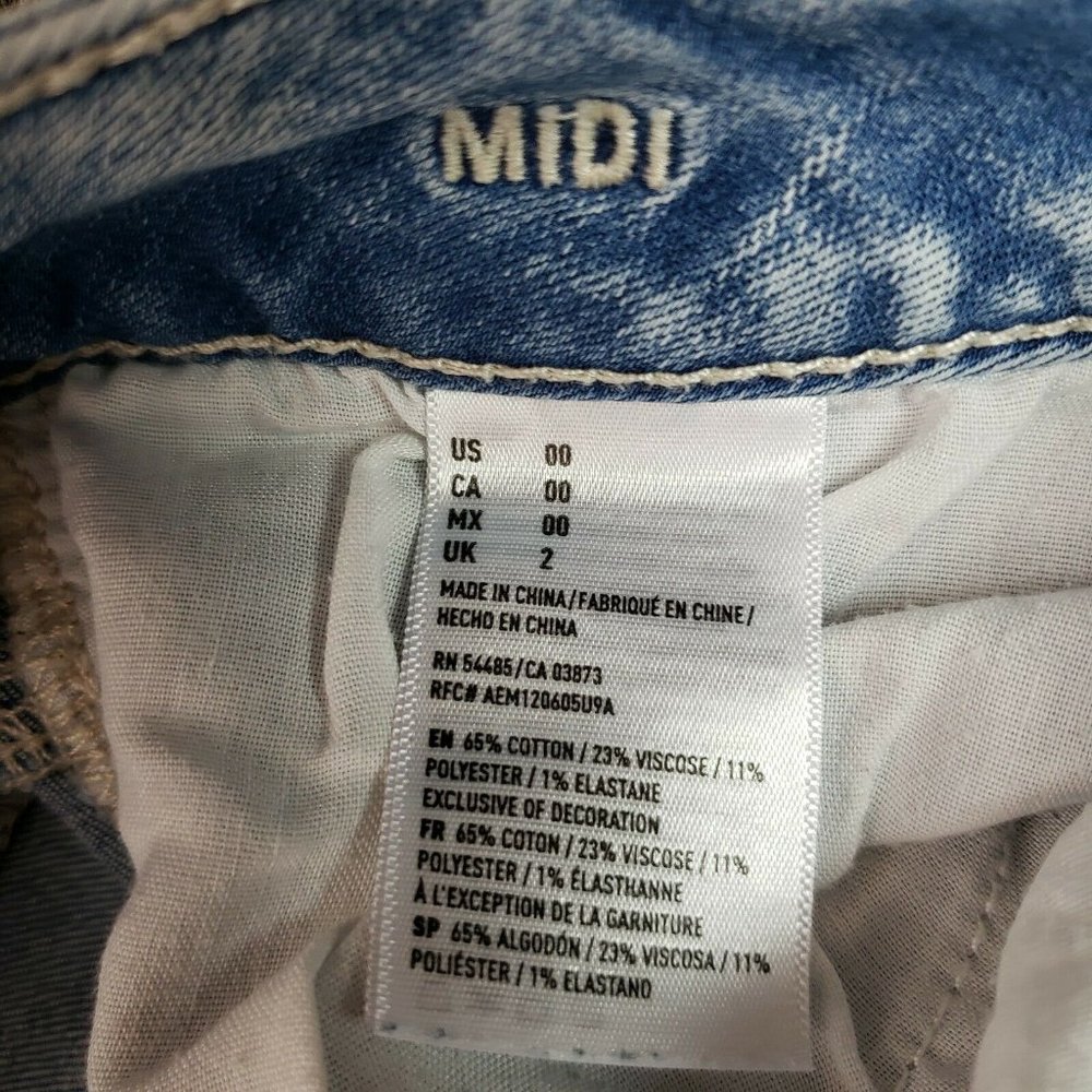 American Eagle MIDI Cutoff Jean Shorts - Picture 5 of 8